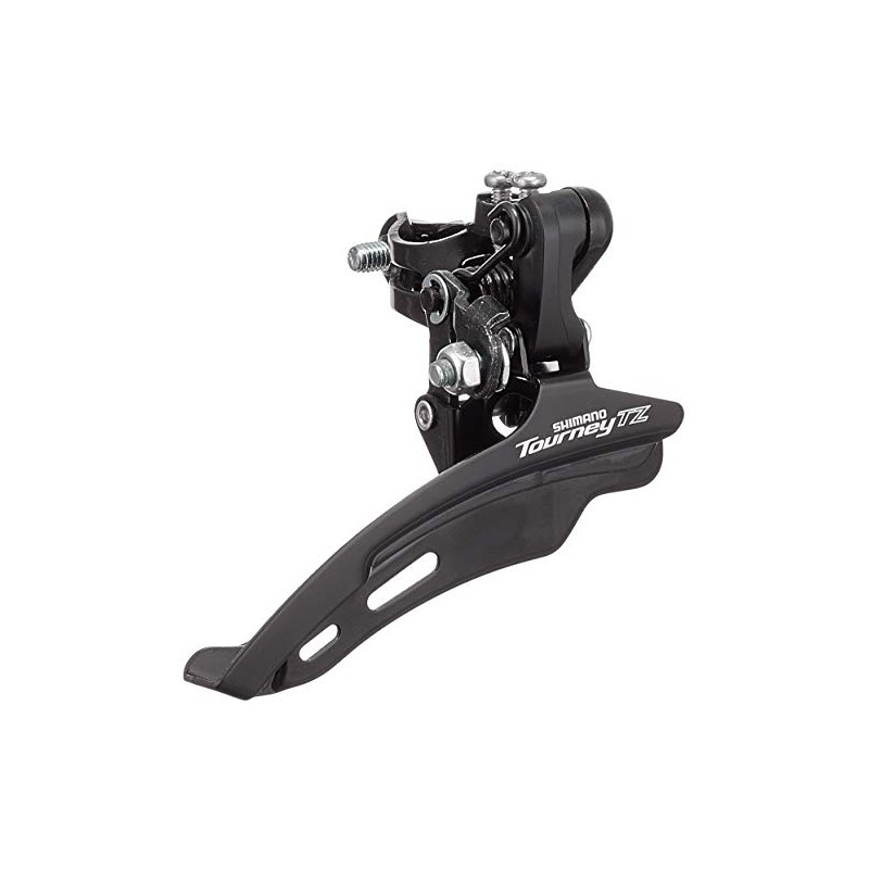 Shimano Tourney/TY FD-TZ500 6-speed MTB front derailleur, down swing, top