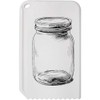Azeeda 'Single Glass Jar' Plastic Ice Scraper (IC00043396)