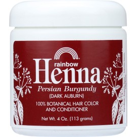 Rainbow Research Henna Hair Color and Conditioner, Persian Burgundy Dark Auburn, 4 Ounce
