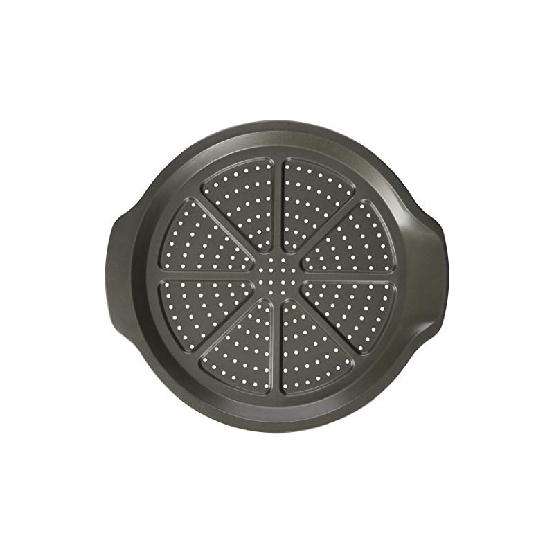 Staedter Pizza-& Pommes-Blech Pizzablech, Silber, 30 x 30 x 30