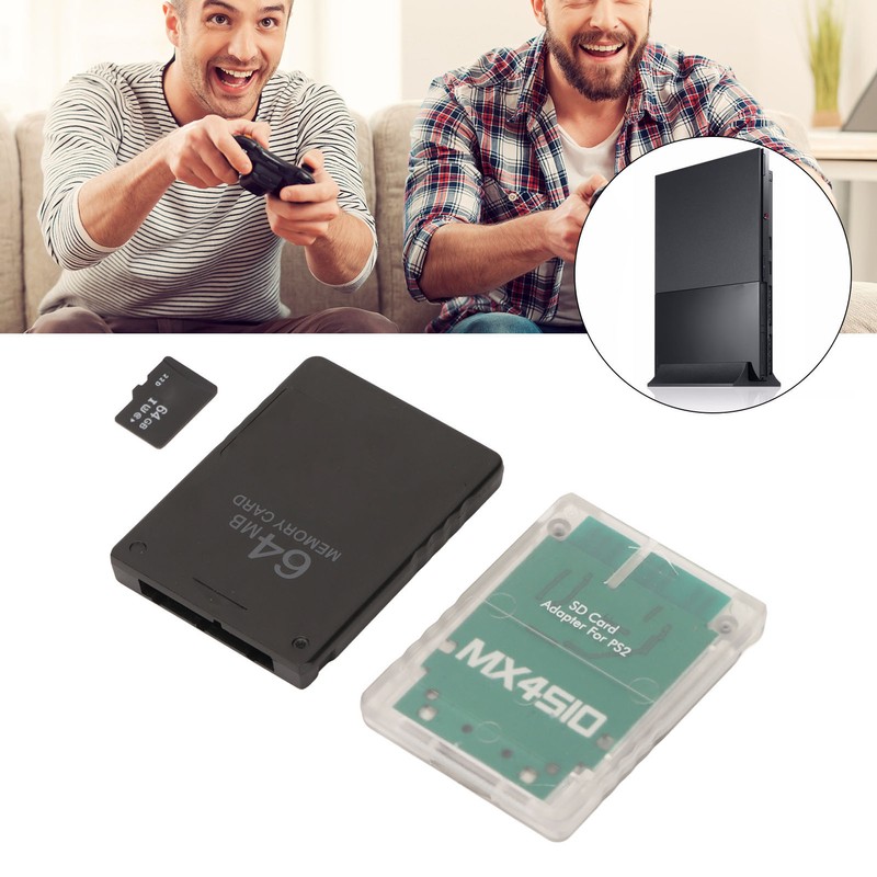 Memory Card Reader Stable Replacement Memory Card Adapter with 64G