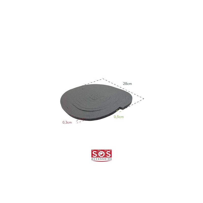 Scholtes – Kit Joint Encastrement 5X6X2450 pour table de cuisson