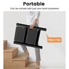 SOLADDER Step Stool, 2 Step Ladder with Anti-Slip and Wide