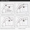 CYDZSW Car Solar Powered Window Exhaust Fan,Car Air Purifier,Car Solar