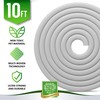 Small Pet Select Heavy Duty Cord Cover - White, 10ft