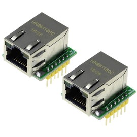 2pcs USR-ES1 W5500 Chip New SPI to LAN/Ethernet Converter TCP/IP Mod