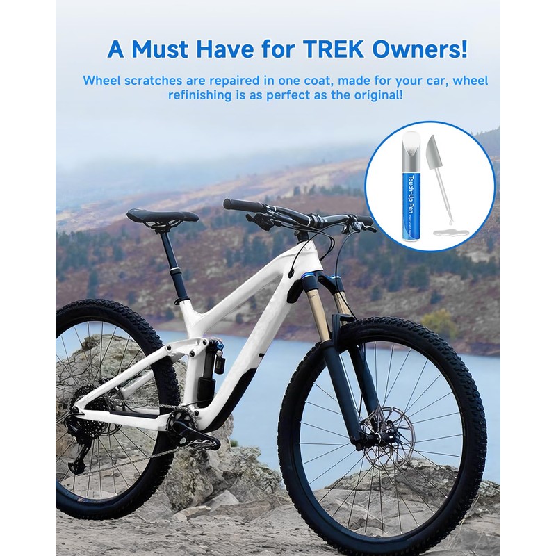 Anthracite Gloss Bike Touch Up Paint Compatible with Trek, Touch