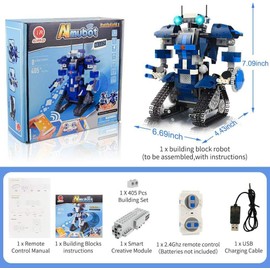 CIRO Robot Building Kits for Kids, STEM Remote Control Toys Educational @NEW@