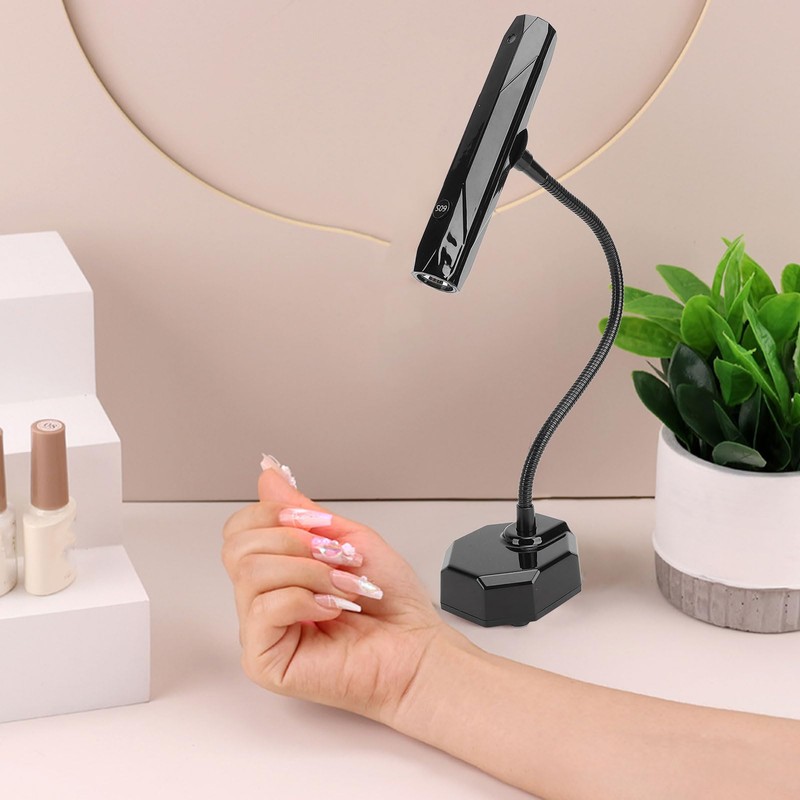UV LED Lampe, USB Gel Nagellampe Drehbar mit Gooseneck Gel-Aushärtungslampe