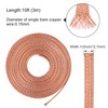 KWOKWEI 13 mm Flat Copper Braid Cable, 3 m /
