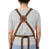 LJLB Heavy Duty Waxed Canvas Tool Apron with Adjustable Fit,