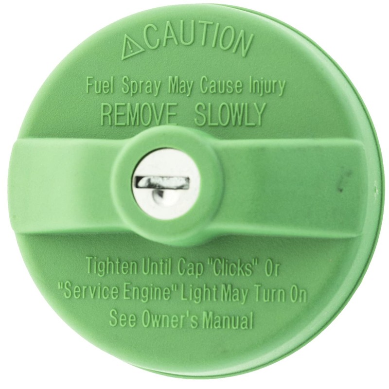 MotoRad Diesel Only Locking Fuel Cap, Green