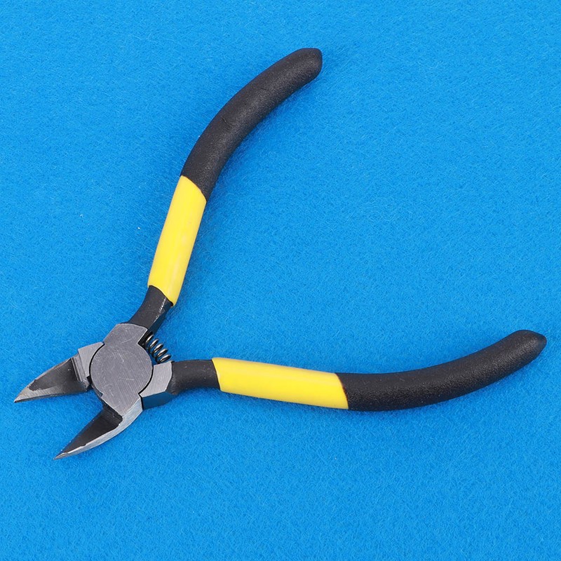 Diagonal Plier High‑Carbon Steel Body 2‑Color Non‑Slip Handle Rebound‑Tail 5‑Inch