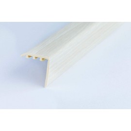 Plastic Stair Nosing Wooden Edge Protection Oak Beech KP-3030 TMW Profiles (White Oak)