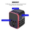 Universal Travel Adapter Plug 4 USB Ports Type C Sockets