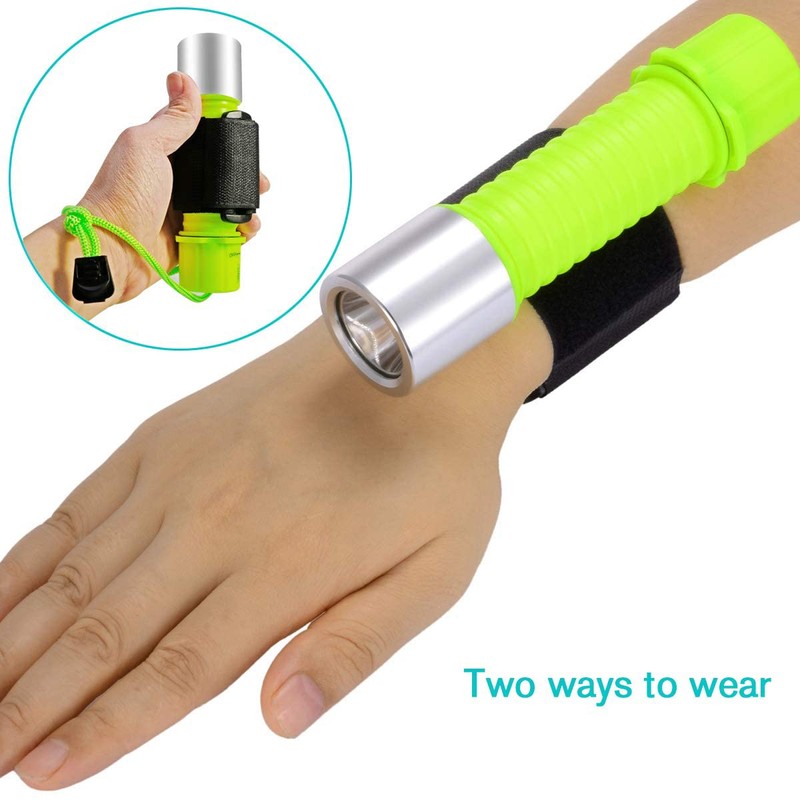 Kriogor 1100LM LED Waterproof Underwater Sports Diving Torch for Diving