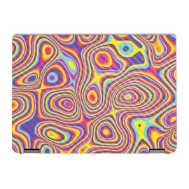 MightySkins Carbon Fiber Skin Compatible with Lenovo IdeaPad Flex 5 14" (2022) Full Wrap Kit - Gobstopper | Protective, Durable Textured Carbon Fiber Finish | Easy to Apply | Made in The USA