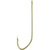 Eagle Claw Pro-V Bend Aberdeen Hook, Forged Light Wire, Non-Offset,
