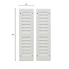 Shed Windows and More Louvered Shed Shutter or Playhouse Shutter