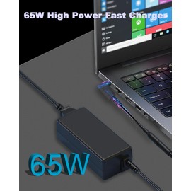 Acer Aspire Charger, 65W Laptop Power Supply for All Acer Aspire Series Laptops for Acer Aspire 1 3 5 6 A315 A314 A317 A514 A515 E3 E5 E15 ES1 ES15 A13-045N2A PA-1450-26 Charging Cable