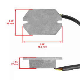 For Ski-Doo Voltage Regulator Rectifier for Skidoo Skandic 500 Wt Swt Super Wide Track 2003
