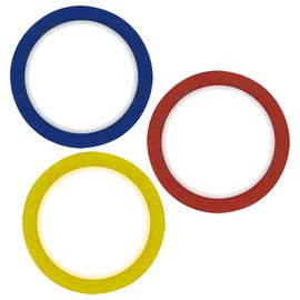 Musiin Violin and Cello Fingerboard Sticker Fretboard Tape Intonation Sticker for Beginner Set of Three 3mm (3 color sets)