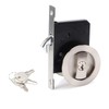 CCJH Invisible Sliding Barn Wood Door Pocket Door Handle Lock