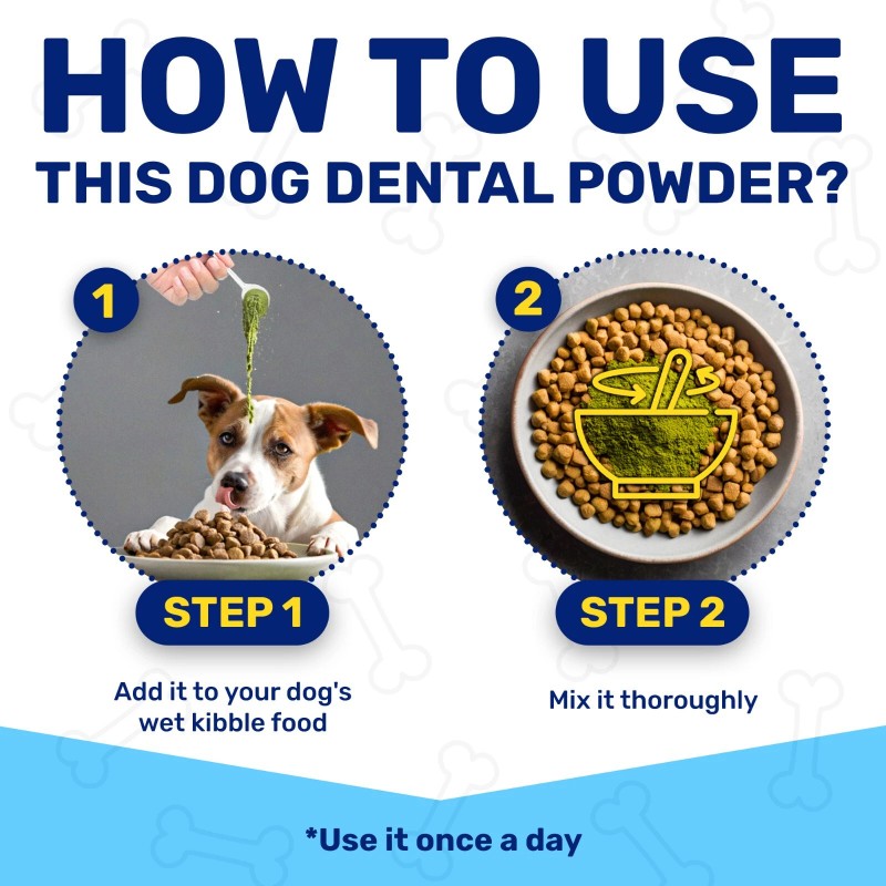 ChewyMax Probiotic Dog Dental Powder | Breath Freshener & Teeth