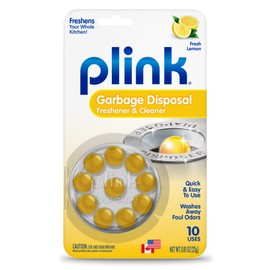 Plink PLM01B Garbage Disposal Freshener and Cleaner 4-Pack with Plink PDF01B Fizzy Drain Freshener and Cleaner Tabs