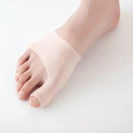 alphax 무지외반 크로스 젤 서포터 엄지발가락 교정기구 [왼발] Alphax Bunion Cross Gel Supporter Thumb Toe Correction Device [Left Foot]