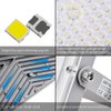 Sararoom 100W LED Flood Light Outdoor, IP65 Waterproof Security Lights,