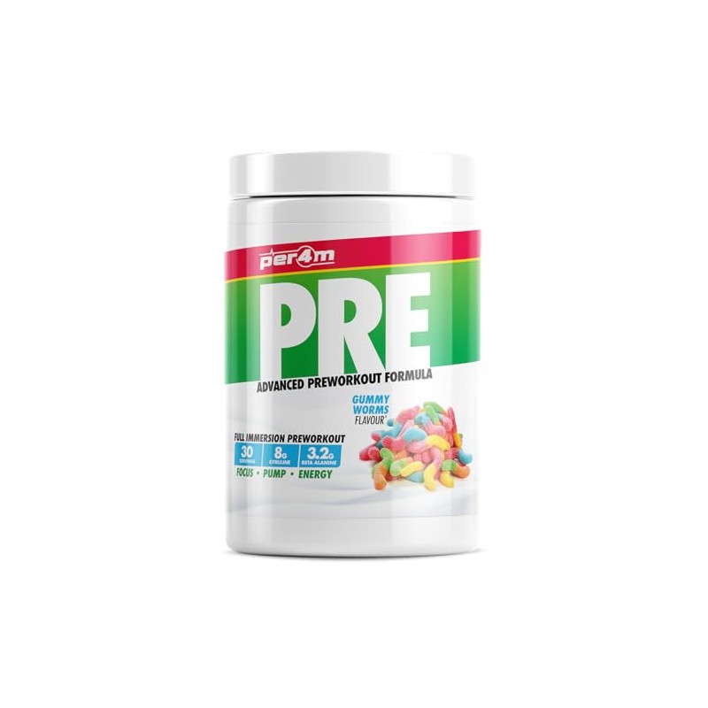 Per4m Pre Workout Powder 570g | Intense Pump, Sustained Energy
