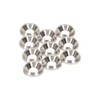 PrecisionGeek Washers made of aluminium countersunk washers, bowl shape, recessed,