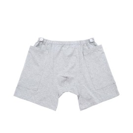 Baatogoo Underwear for Nephrostomy Bag, Bilateral Nephrostomy Bag Underwear Holder Catheter Shorts Leg Bag Ostomy Shorts (M)