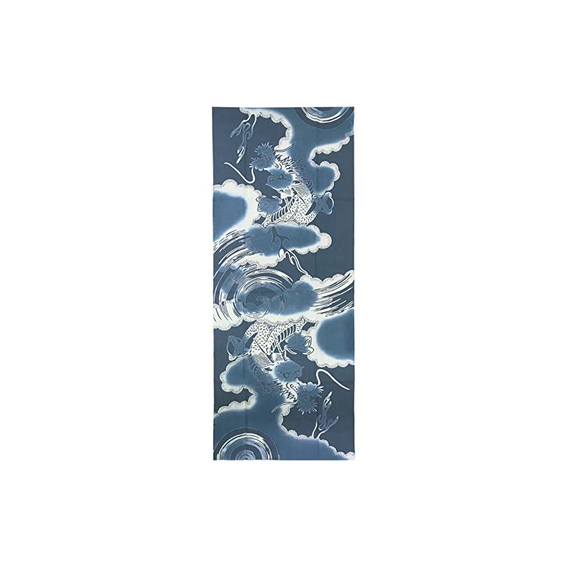 Edoten Todaya Shoten Ryen Dyed Tenugui Ryu (Large) 966 Approx.