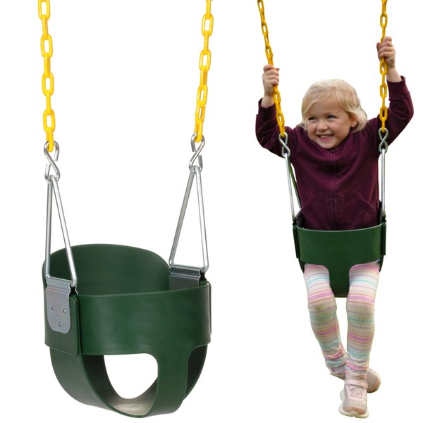 Eastern Jungle Gym Heavy-Duty High Back Full Bucket Toddler Swing