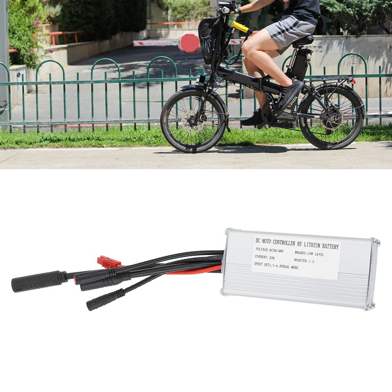 Electric Bike Controller DC 36V 48V 22A Brushless Square Wave