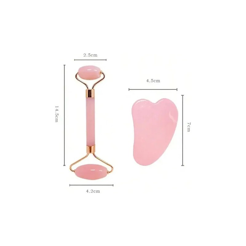 Rodillo Facial Y Gua Sha Herramientas Para El Cuidado Facial