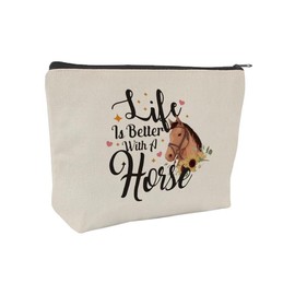 Letter Print Large Capacity Makeup Bag, Multifunctional Makeup Bag, Travel Charger & Cable Organizer Pouch, Storage Bag for Cosmetics Accessories:_Color B_one-size