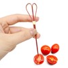 Honbay 100PCS 12cm 4.7inch Heart Shaped Cocktail Picks Bamboo Picks