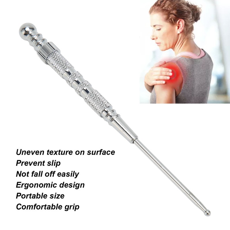 Facial Reflexology Massage Tool Retractable Stainless Steel Reduce Pain Manual