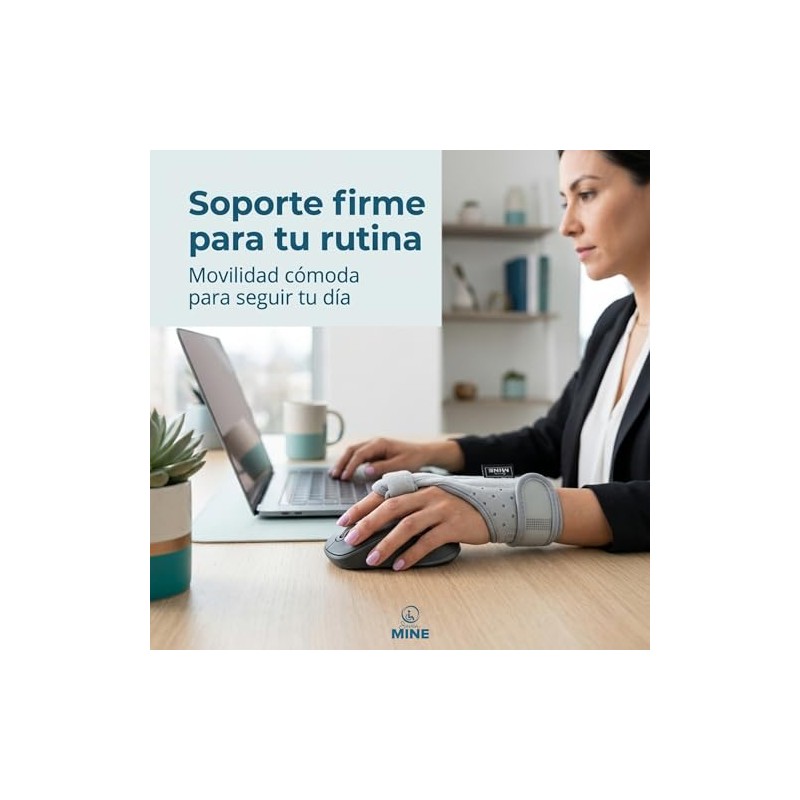 SEVEN MINE Férula para Pulgar con Barra de Aluminio —