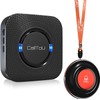 CallToU Caregiver Pager Wireless Call Bell Alert Button for Seniors/Elderly/Patients