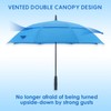 RUMBRELLA 55/62 Inch UV Golf Umbrella Large Oversize Double Canopy