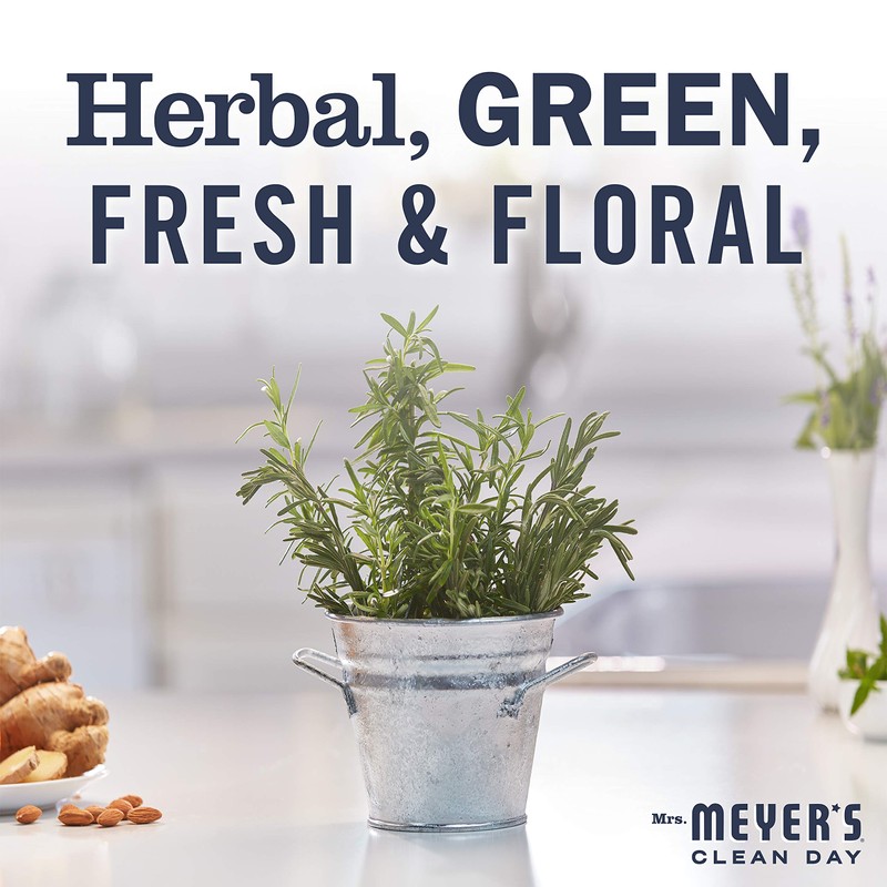 Mrs. Meyer's Clean Day Liquid Dish Soap, Rosemary, 16 Ounce