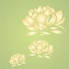 Lotus Flower Stencil - 16.5x11.5cm (XS) - Reusable Large Asian