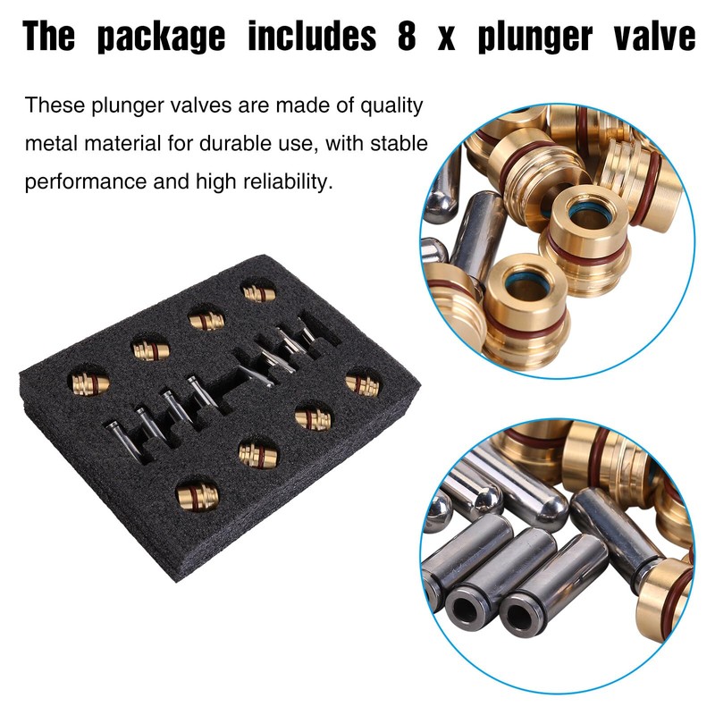 moseiny 289-8451 Joystick Pilot Control Plungers 8PCS Replacement for Caterpillar