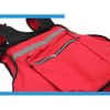 Outdoor Fishing Vest Life Jacket with Whistle Multi Pocket Flotation