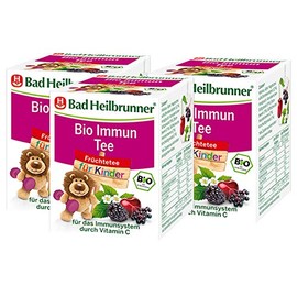 Bad Heilbrunner® Organic Immune Tea for Children, Pack of 3