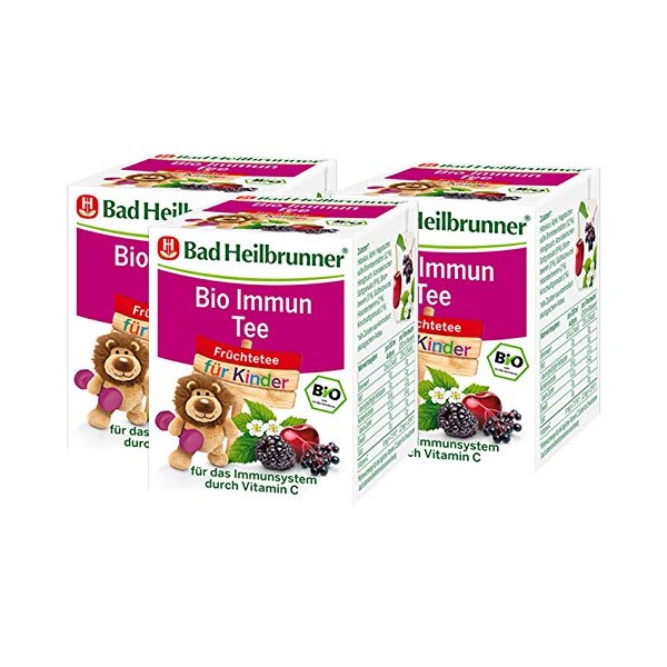 Bad Heilbrunner® Organic Immune Tea for Children, Pack of 3